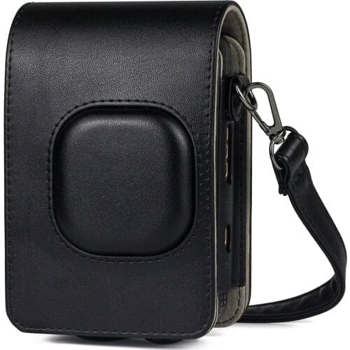 Retro Style Leather Camera bag For Fujifilm Instax Mini Liplay Camera Travel camera case With Shoulder Strap