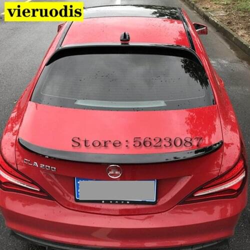 For Mercedes-Benz CLA W117 CLA180 CLA200 CLA250 CLA45 ABS Plastic Painting Color Rear Wing Roof Spoilers Auto Accessories