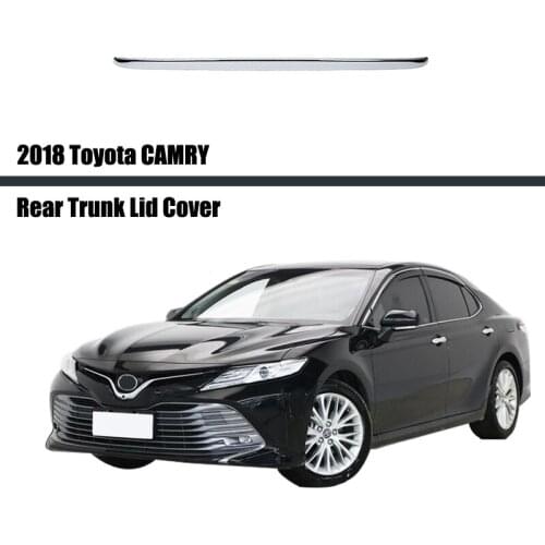 For Toyota CAMRY 2018 2019 2020 2021 ABS Item Rolled In Package Steel Rear Door Bottom Trunk Lid Taigate Cover Trim