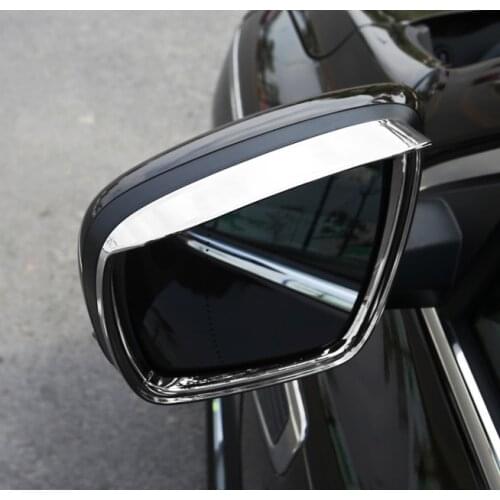 Luhuezu ABS Chromed SIde Mirror Cover Mirror Trim For Renault Koleos Kadjar Accessories 2016 2017