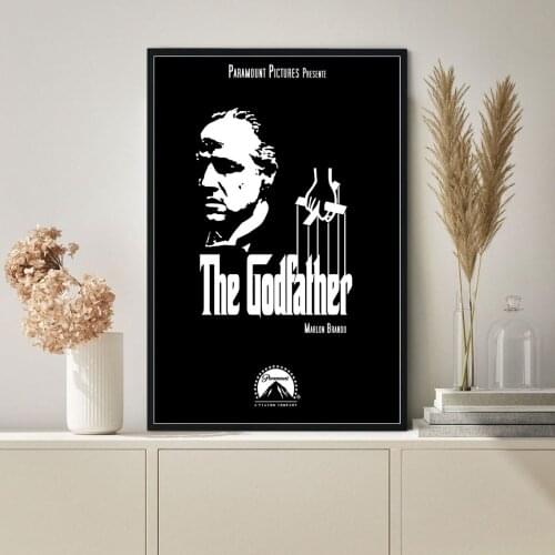 The Godfather Movie Poster Canvas Print Wall Painting Home Decoration ( No Frame )