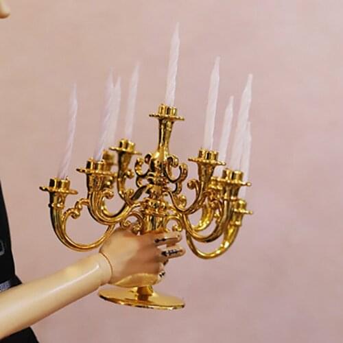 1Set Candles And Candlestick Birthday Party Cake Candle Holders Toppers Decoration Candles And Candlestick Bracket