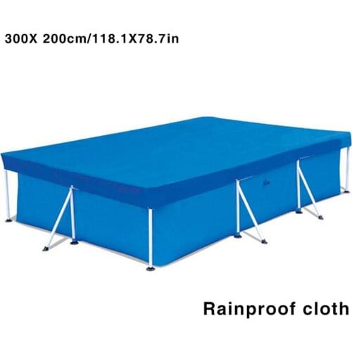 Rectangular Pool Cover Tarpaulin Solar Swimming Pool Protection Cover Heat Insulation Film For Indoor Outdoor Pool Accessories