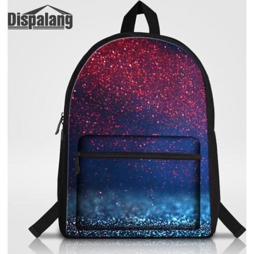 Dispalang College Backpack For Laptop 14 Universe Space Teenage School Bag Children Designer Bookbag Woman Custom Logo Schoolbag
