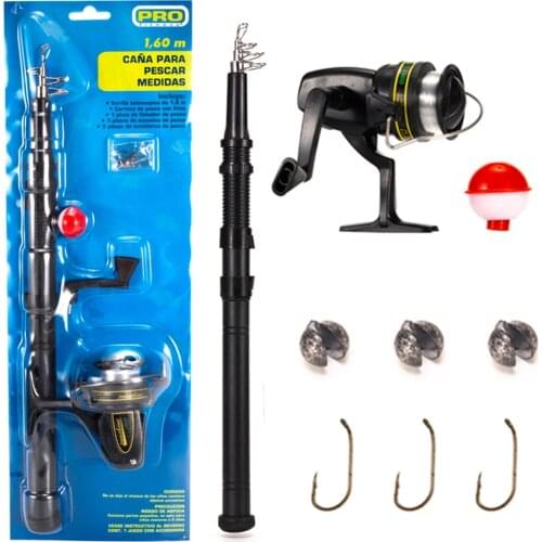 9pcs Carbon Telescopic Fishing Rod Combo Spinning Reel Fishing Set Telescopic Fishing Rod Combo Spinning Reel Fishing Full Kit