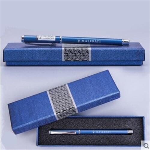 Slim elegant S82 unisex metal body black ink carbon pen commercial resurrect 0.5mm gel pen metal gel ink pen gift box