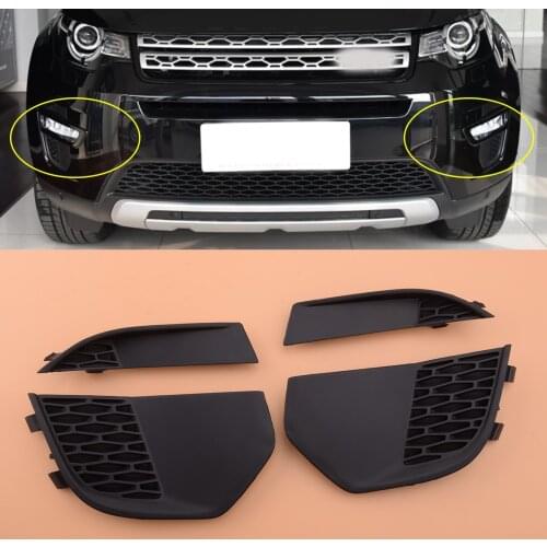 1Pair Front Fog Lamp Light Cover Trim Bezel Fit for Land Rover Discovery Sport 2015-2019 LR061230 LR061231 LR061235 LR061236