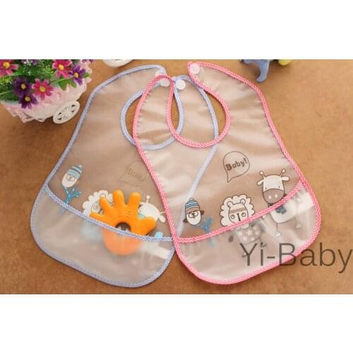 12PCS/Set YB0006 Lion Baby waterproof bib Infant saliva towels Burp Cloths Baby bib Kids baby EVA bibs Free shipping