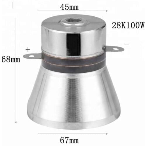28KHZ 100W Ultrasound Transducer Ultrasonic Piezoelectric Transducer Cleaner