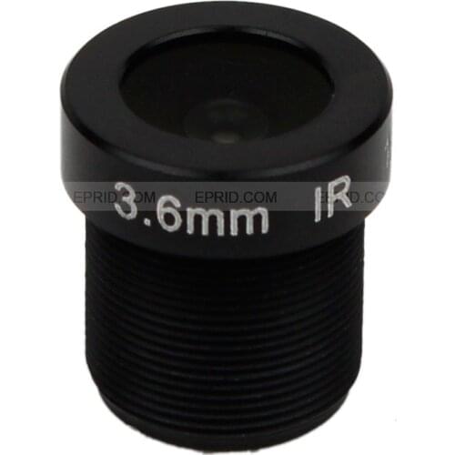 3MP 3.6mm F2.6 1/2.7" Monofocal Board Mount M12 Lens Wide Angle View