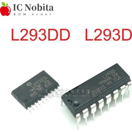 5/10PCS L293D L293DD L293 SOP-20 DIP-16 Bridge Driver Internal Switch Chip IC New Original