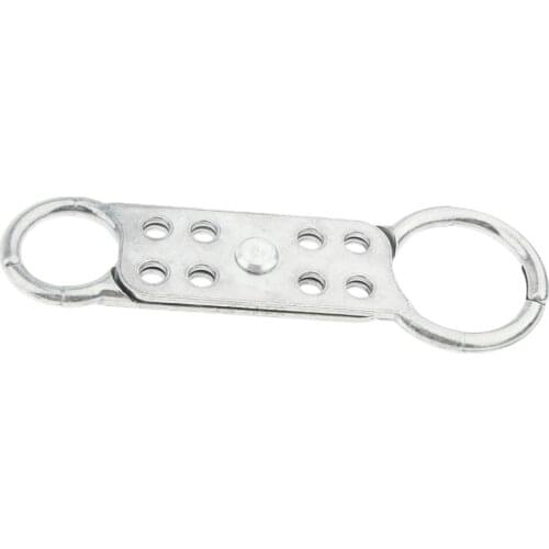 8 Hole Aluminum Double End Multi Lockout Hasp For Electrician Safe Isolation