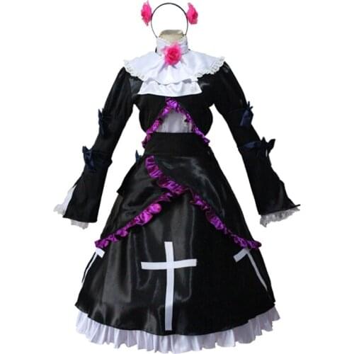 Anime My Little Sister Can't Be This Cute! Gokou Ruri Cosplay Costume Lolita Black Dress Halloween Costumes For Women