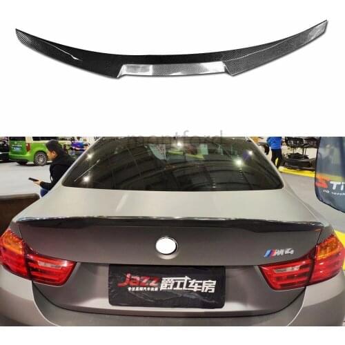 Car Styling M4 Style Carbon Fiber Rear Roof Spoiler Trunk Lip Wing For BMW M4 Coupe F82 M4 Spoiler 2014 - UP
