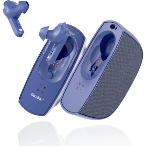 New Duolink TWS Wireless Bluetooth Headsets Bluetooth SpeakerBuds Combo Creative charging box TWS audio split multifunction