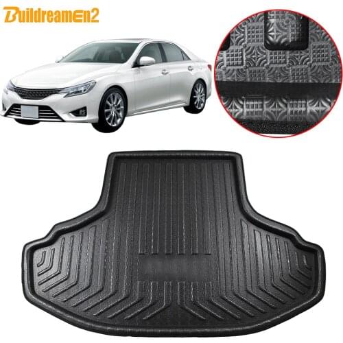Buildreamen2 For Toyota Mark X Reiz Car Trunk Mat Cargo Floor Carpet Tray Boot Liner Pad 2010 2011 2012 2013 2014 2015 2016 2017