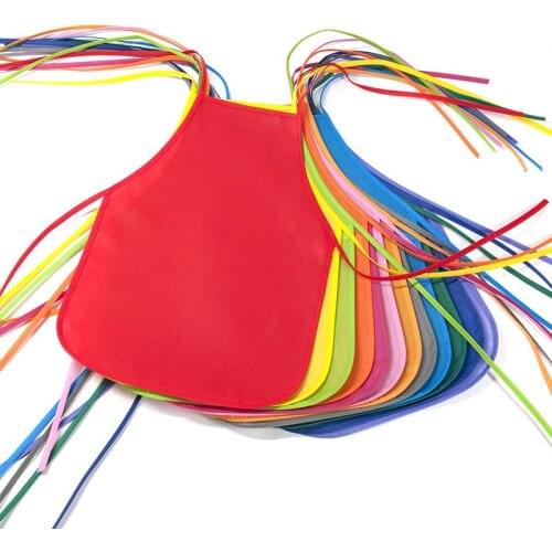 Children Aprons Unisex Colorful Waterproof Non-Woven Painting Pinafore Kids Apron for Activities Art Painting Class Craft