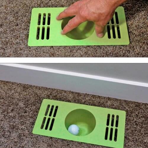 Indoor Golf Putting Trainer ABS Golf Lovers Green Practice Aid For Home Yard Outdoor Training Aid Adjustable Hole