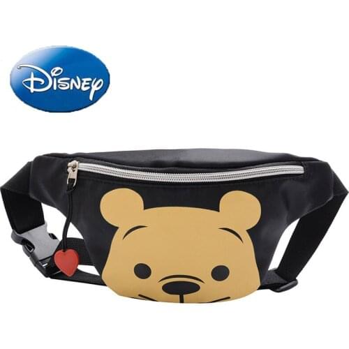 Disney Mickey Mouse Woman Fashion Shoulder Bag Winnie the Pooh Large Capacity Childrens Handbag Daisy Duck Kids Belt Bag Waist
