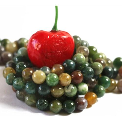 Natural Indian agat stone onyx 4mm 6mm 8mm 10mm 12mm round loose beads elegant women fashion jewelry diy findings 15 inch B110