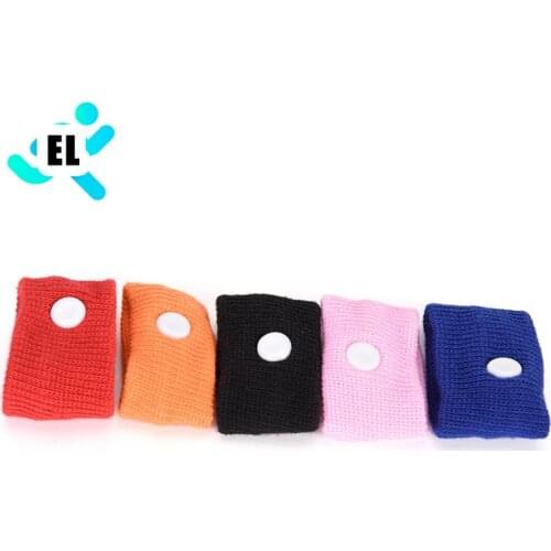 New Colorful Travel Motion Morning Sickness Wrist Band Bracelet Anti Nausea Sick Ship Plane Cotton Reusable Wristband 1PCS