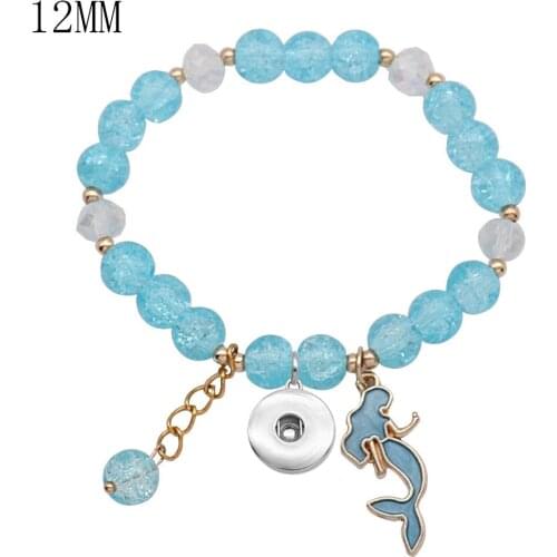 New Fashion 12mm Snap Button Bracelet DIY Jewelry KB002