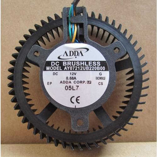 Diameter 7cm turbo fan original ADDA ay07212ub220b00 graphics card fan