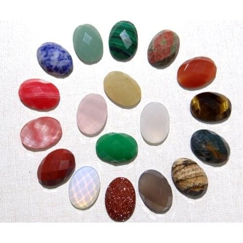 12*16mm top quality Natural stone aventurine Quartz crystal Oval Cabochon beads for diy Jewelry making Accessories10pcs