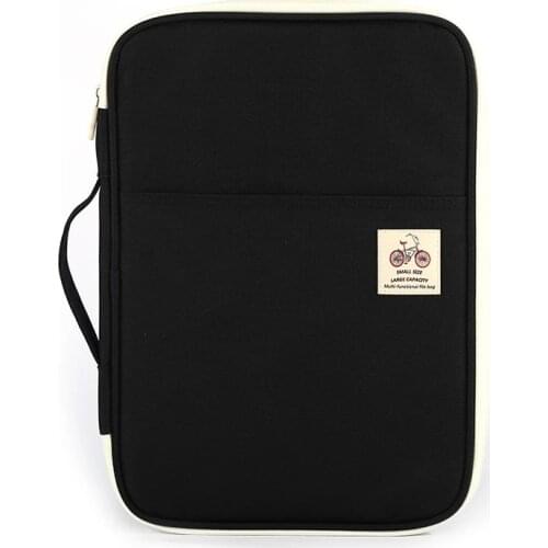 A4 File Folder Document Organizer Padfolio Multifunction Case for Ipad Bag Office Filing Briefcase Products Storage Stationery