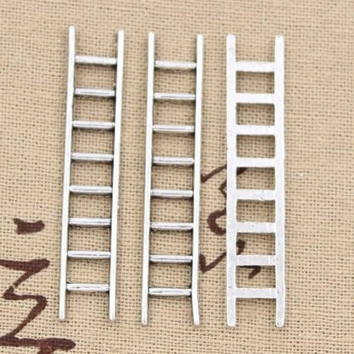 8pcs Charms Ladder 51x10mm Antique Making Pendant fit,Vintage Tibetan Bronze Silver color,DIY Handmade Jewelry