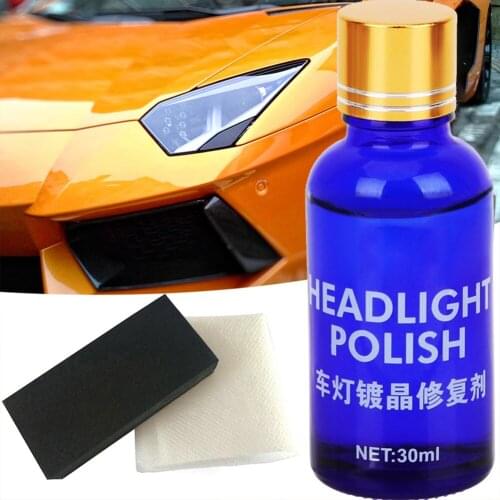 30ml Auto Headlight Polish Scratch Renewal Agent Polishing Coating Agent Repair Tools for Oxidation Yellow Lamp