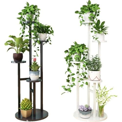 Green Flower Flower Shelf Indoor Multi-layer Special Price Living Room Balcony Space Saving Hanging Frame Floor Type Iron Succul