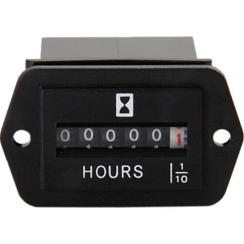 Industry Hour Meter for Marine Mill Tractors Boats Forklift Trucks Lift Diesel Engine Gasoline Engine