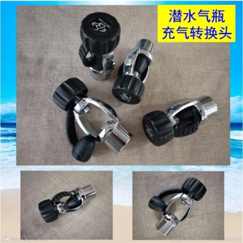 Scuba tank inflatable Special G5/8 rapid fitting technology diving Din to Yoke Conversion heads FOR FIREMAN
