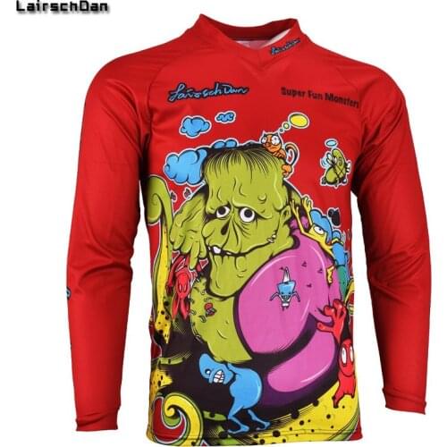 SPTGRVO LairschDan red funny enduro mx dh cycling downhill t-shirt camisetas mtb mountain bike offroad motocross racing jerseys