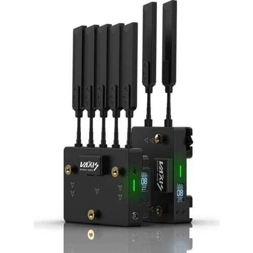 Vaxis Storm 3000 DG TX and RX 1080P Wireless Transmission for ARRI RED Camera Audio Video HD Transmitter Receiver