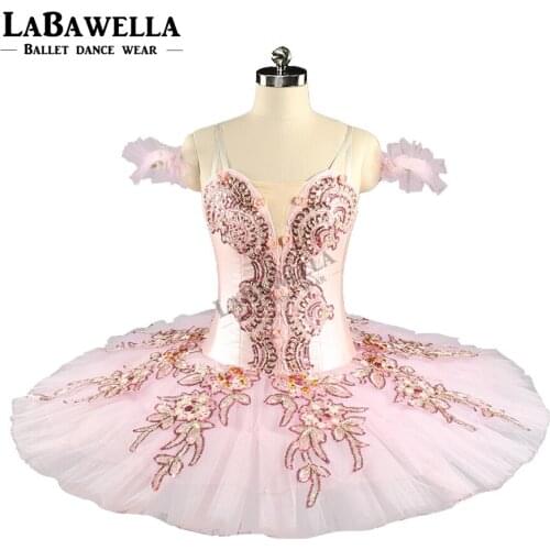 Women professional ballet tutu Pink Sugar plum fairy classical ballet nutcracker performance costume Ballet Stage tutu BT9153