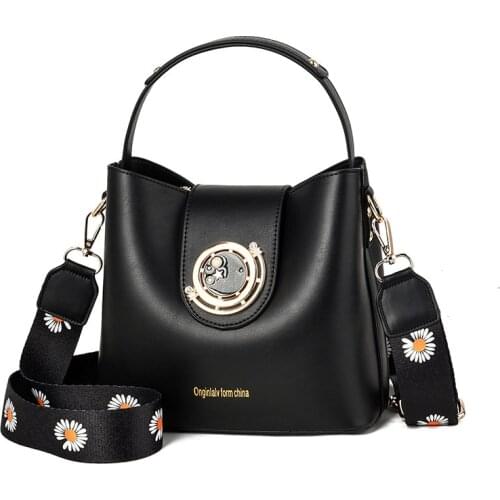 European and American style womens one-shoulder messenger handbag PU Leather Handbag For Women Fashion Messenger Bags Female