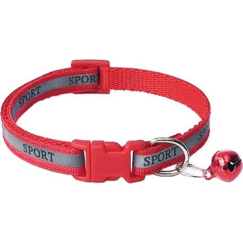 1-5pcs Safety Casual Dog Collar Neck Strap Fashion Adjustable With Bell Pet Collar Delicate Dog Cat Breakaway Pet Shop