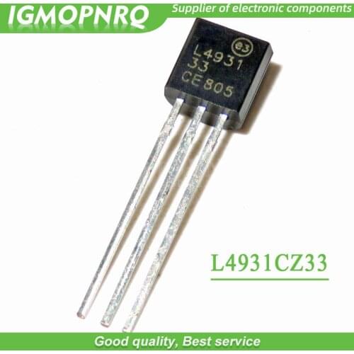 10pcs/lot L4931CZ33 TO-92 new original
