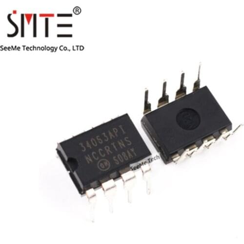 10pcs/lot MC34063API IC REG BUCK BST ADJ 1.5A 8DIP New and original