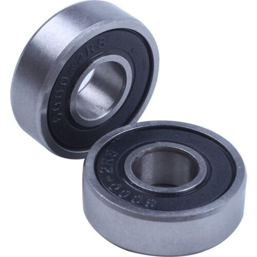 10Pcs 6000RS Shielded Deep Groove Radial Ball Bearings 10mmx26mmx8mm