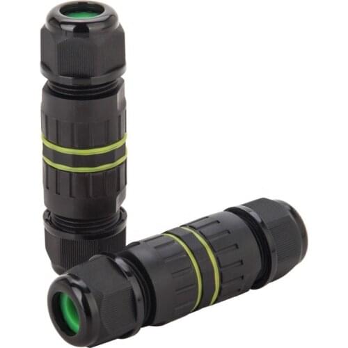 10pcs Waterproof IP68 Cable Connector M16 3 Pin Electrical Terminal Wire Adapter Connector Screw and Solderless for LED Light