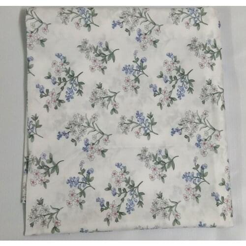 50x160cm Fresh Fruit Cherry Printed Cotton Fabric Patchwork Cloth Dress DIY Sewing Quilting Home Decoration