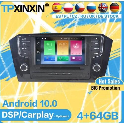 Car Radio 2 Din Stereo With Screen Recorder Android For VW PASSAT 2015 2016 2017 2018 GPS Player Navigation Auto Audio Head Unit