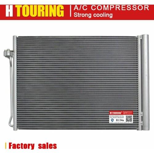 Car Air Conditioning Condenser for BMW X5 E70 F15 F85 25d 30d 40d 35i 3.0 4.8 48i 2001- 6972553 64509239992 64536972553 9239992