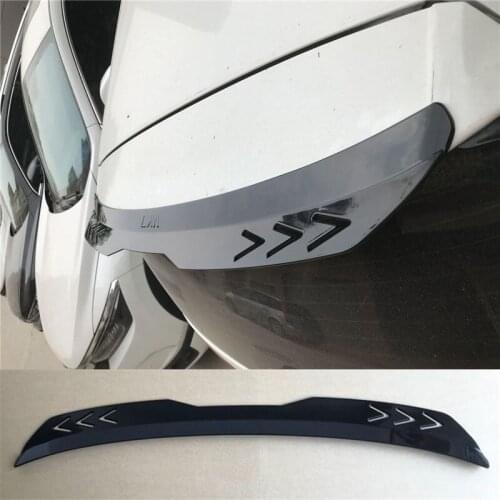 CEYUSOT For NEW Roof Spoiler Wing Volkswagen Golf 7 2014-2018 Car Rear Window Black Tail FIN Refit Accessories VW MK7 GTI R-Line