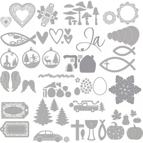 CH 2021 New Arrival Presell Heart Metal Cutting Dies Embossing Scrapbooking Stencil Craft Cut Dies For DIY Card Crafts Handmade
