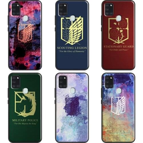 Attack on Titan Symbol Logo Case For Samsung A51 A71 A11 A31 A10 A20 S A30 A40 A50 A70 A21S A20e A12 A32 A52 A72 Cover