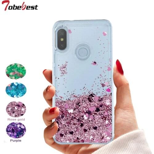 Dynamic Qicksand Glitter Liquid Case For Xiaomi Mi A1 A2 Lite Coque Redmi Note 6 5 7 Pro 6A 5Plus S2 Silicone Cover